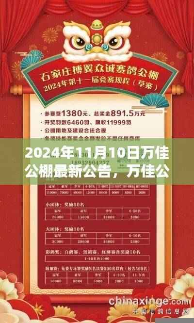 万佳公棚最新公告详解,关于最新公告的资讯与解读(日期,XXXX年XX月XX日)