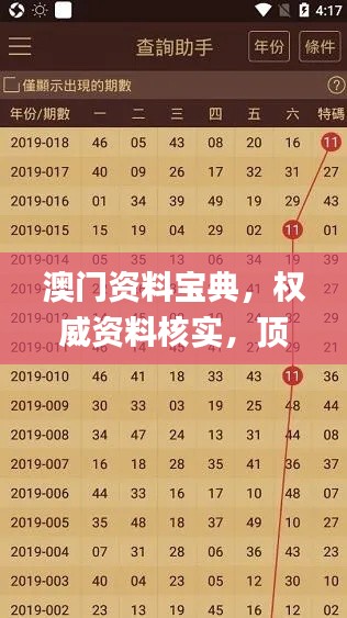 澳门资料宝典,权威资料核实,顶级解读推荐_QFR884.45