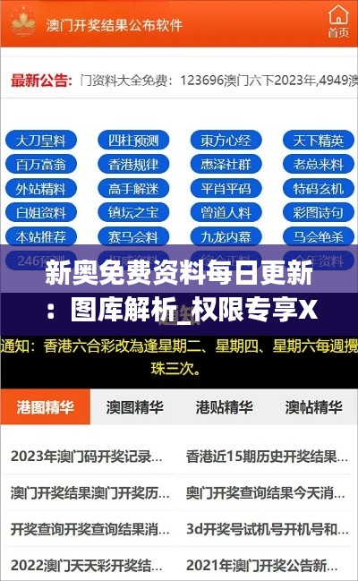 新奥免费资料每日更新:图库解析_权限专享XJF390.04