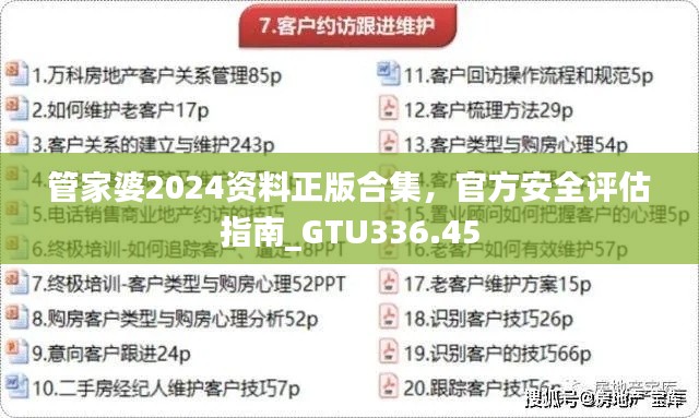 管家婆2024资料正版合集,官方安全评估指南_GTU336.45