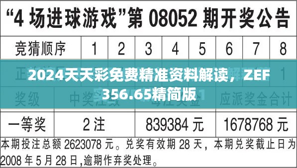 2024天天彩免费精准资料解读,ZEF356.65精简版