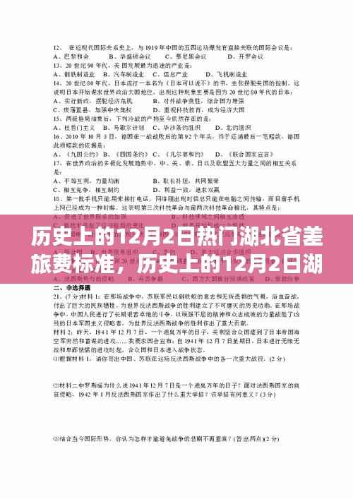 湖北省差旅费标准详解,历史上的12月2日制定与执行流程揭秘