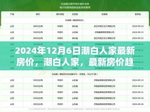 2024年12月6日潮白人家最新房价，潮白人家，最新房价趋势解析，洞悉未来楼市走向