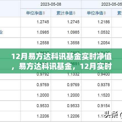 易方达科讯基金实时净值解析与领域地位深度探讨(12月版)