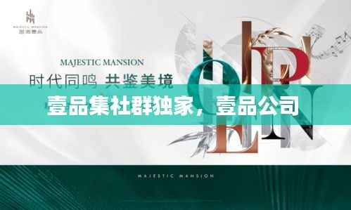 壹品集社群独家，壹品公司 