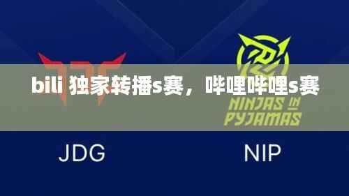 bili 独家转播s赛,哔哩哔哩s赛