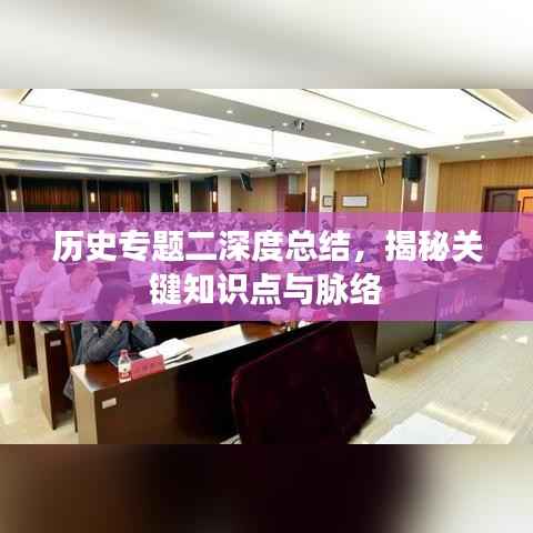 历史专题二深度总结,揭秘关键知识点与脉络