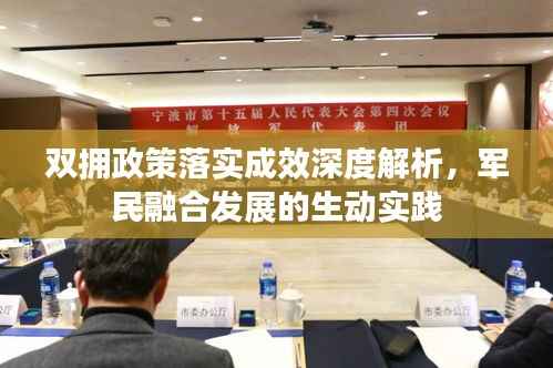 双拥政策落实成效深度解析，军民融合发展的生动实践