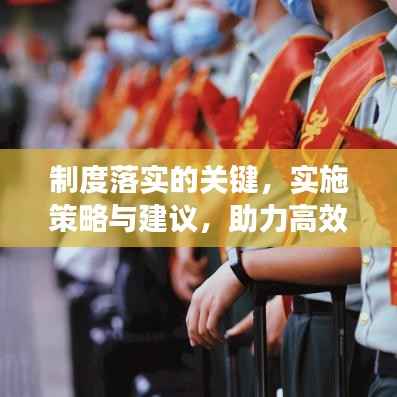 制度落实的关键,实施策略与建议,助力高效执行!